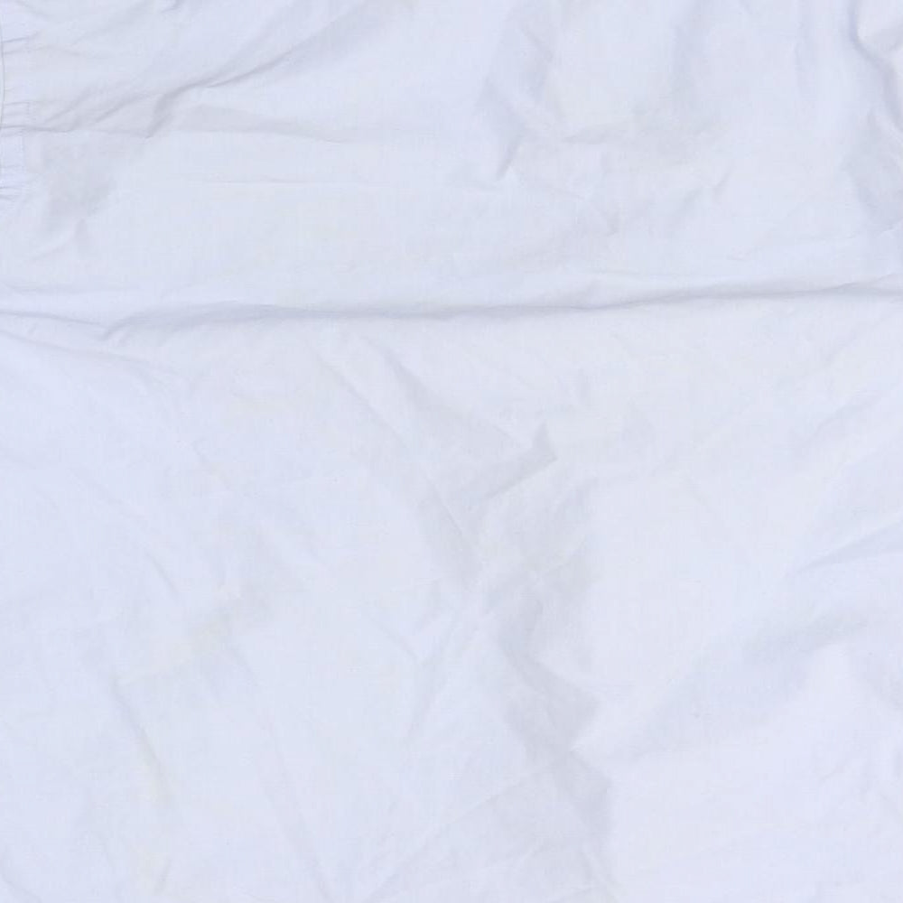 Taylor & Wright Mens Blue  Polyester  Button-Up Size 15 Collared