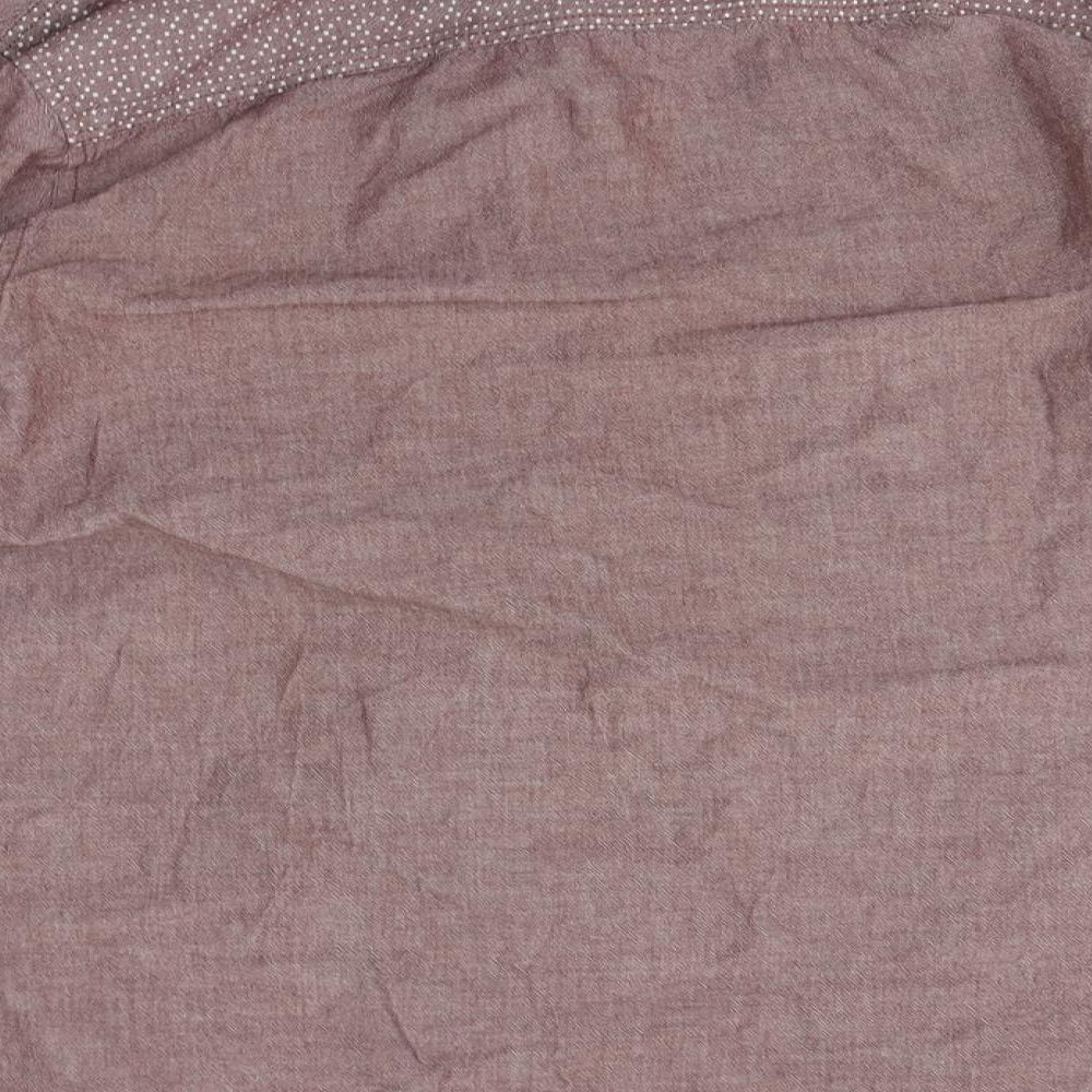Mens UK Size L Easy Grey  Button-Up Long Sleeve Casual Shirt