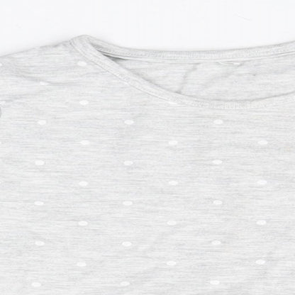 George Girls Grey  Cotton A-Line  Size 3-4 Years  Round Neck
