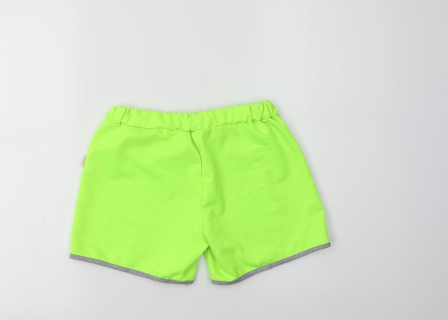 Gamet Girls Green  Cotton Sweat Shorts Size 11 Years  Regular