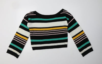 Womens UK Size M Missguided Multicoloured Pullover Jumper