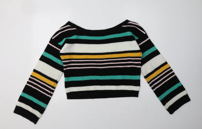 Womens UK Size M Missguided Multicoloured Pullover Jumper