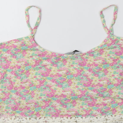 Womens UK Size 14 New Look Multicoloured Camisole Tank