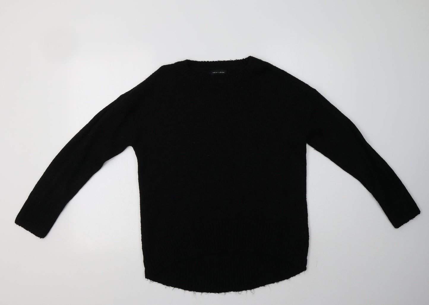 Womens UK Size M New Look Black Pullover Jumper