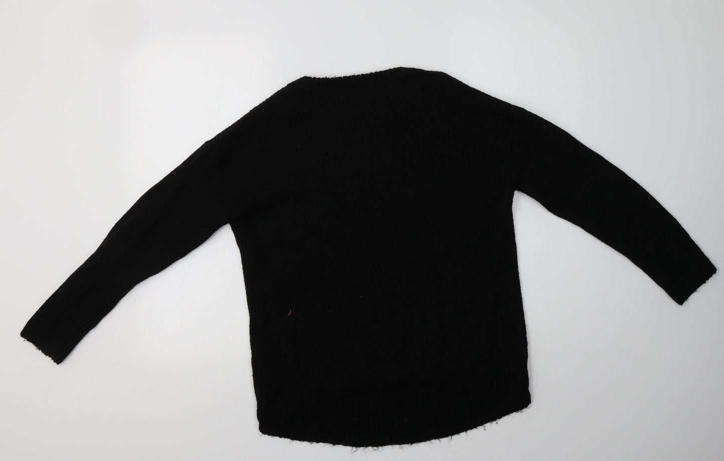 Womens UK Size M New Look Black Pullover Jumper
