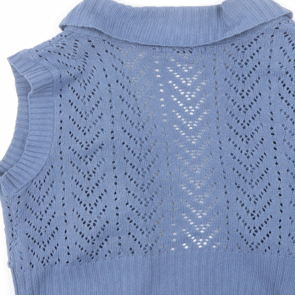 Womens UK Size 18 Select Blue Shrug Jumper