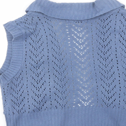 Womens UK Size 18 Select Blue Shrug Jumper