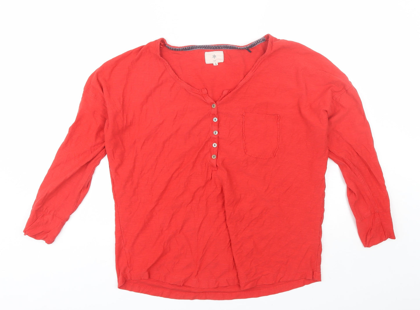 Womens UK Size M NEXT Red Basic T-Shirt