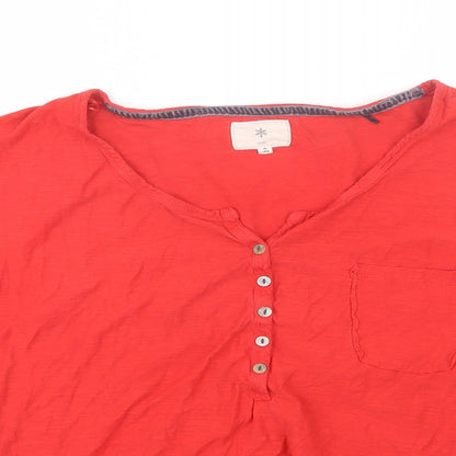 Womens UK Size M NEXT Red Basic T-Shirt