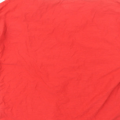 Womens UK Size M NEXT Red Basic T-Shirt