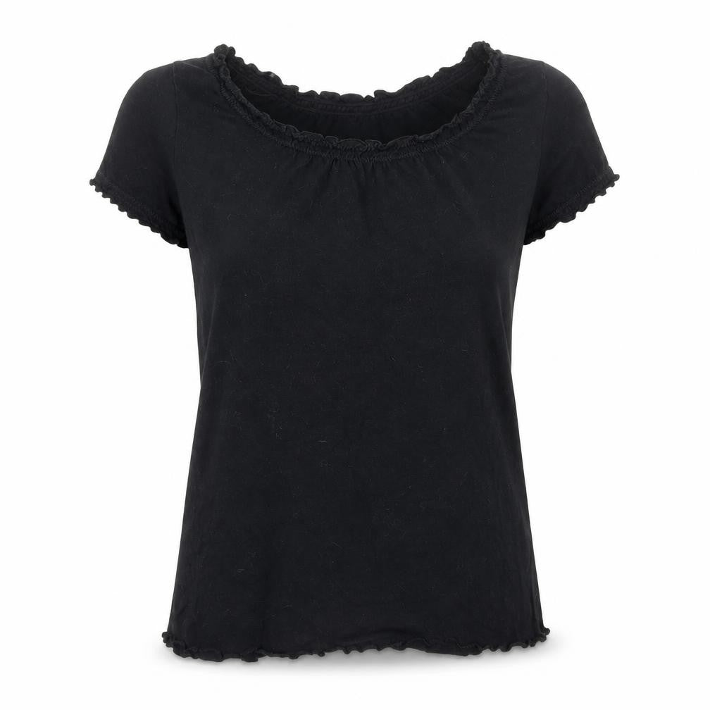 Womens UK Size 14 Originals Black Basic T-Shirt