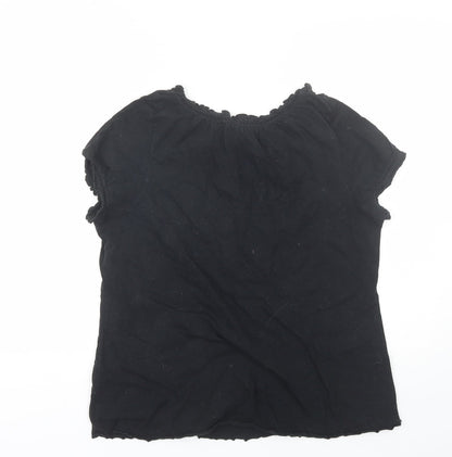 Womens UK Size 14 Originals Black Basic T-Shirt