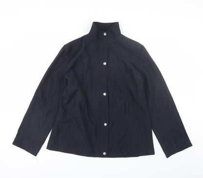 Mistwan Womens Blue   Windbreaker Jacket Size XL