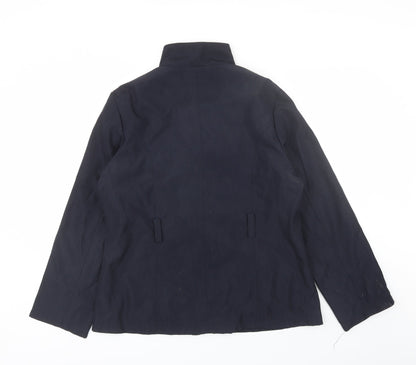 Mistwan Womens Blue   Windbreaker Jacket Size XL
