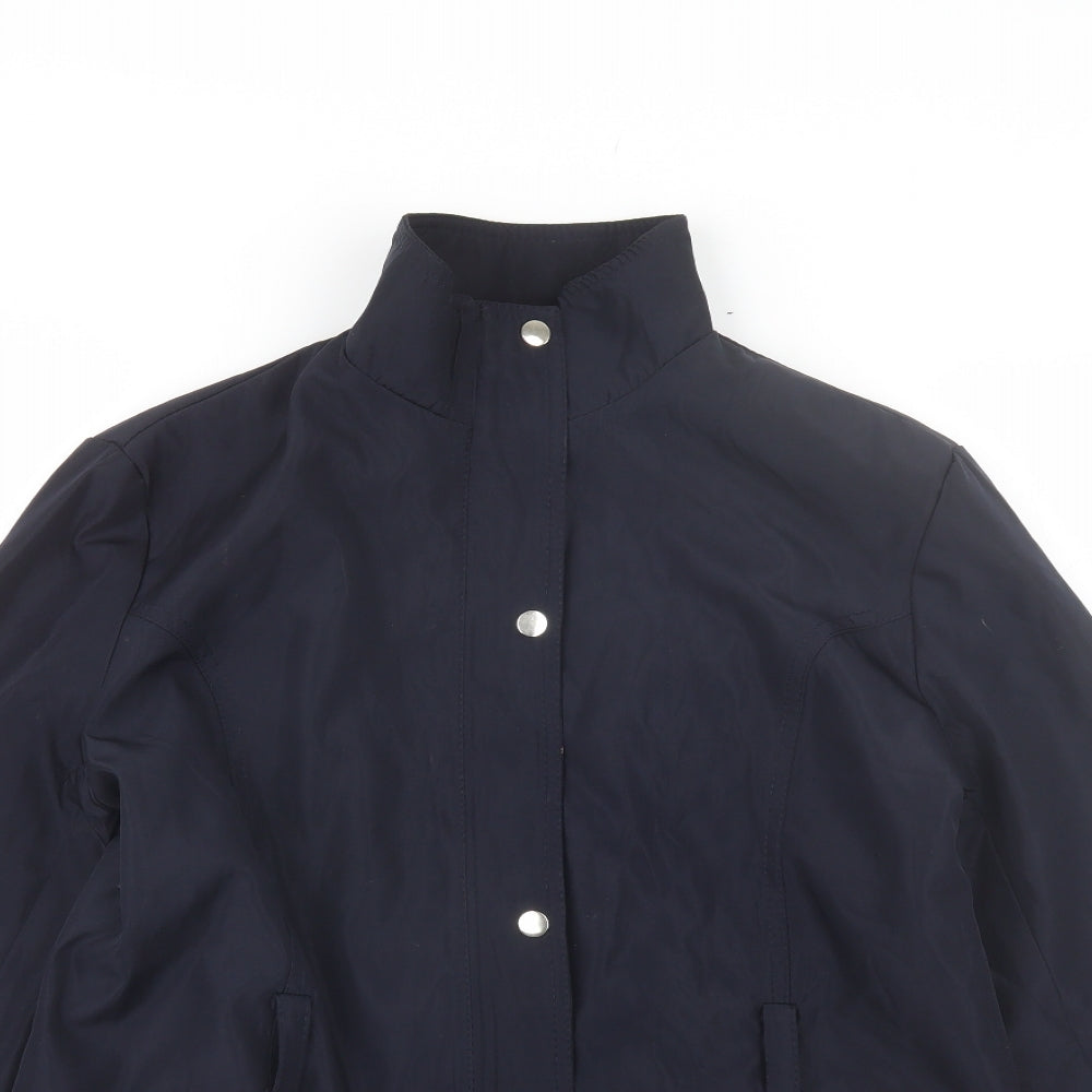 Mistwan Womens Blue   Windbreaker Jacket Size XL