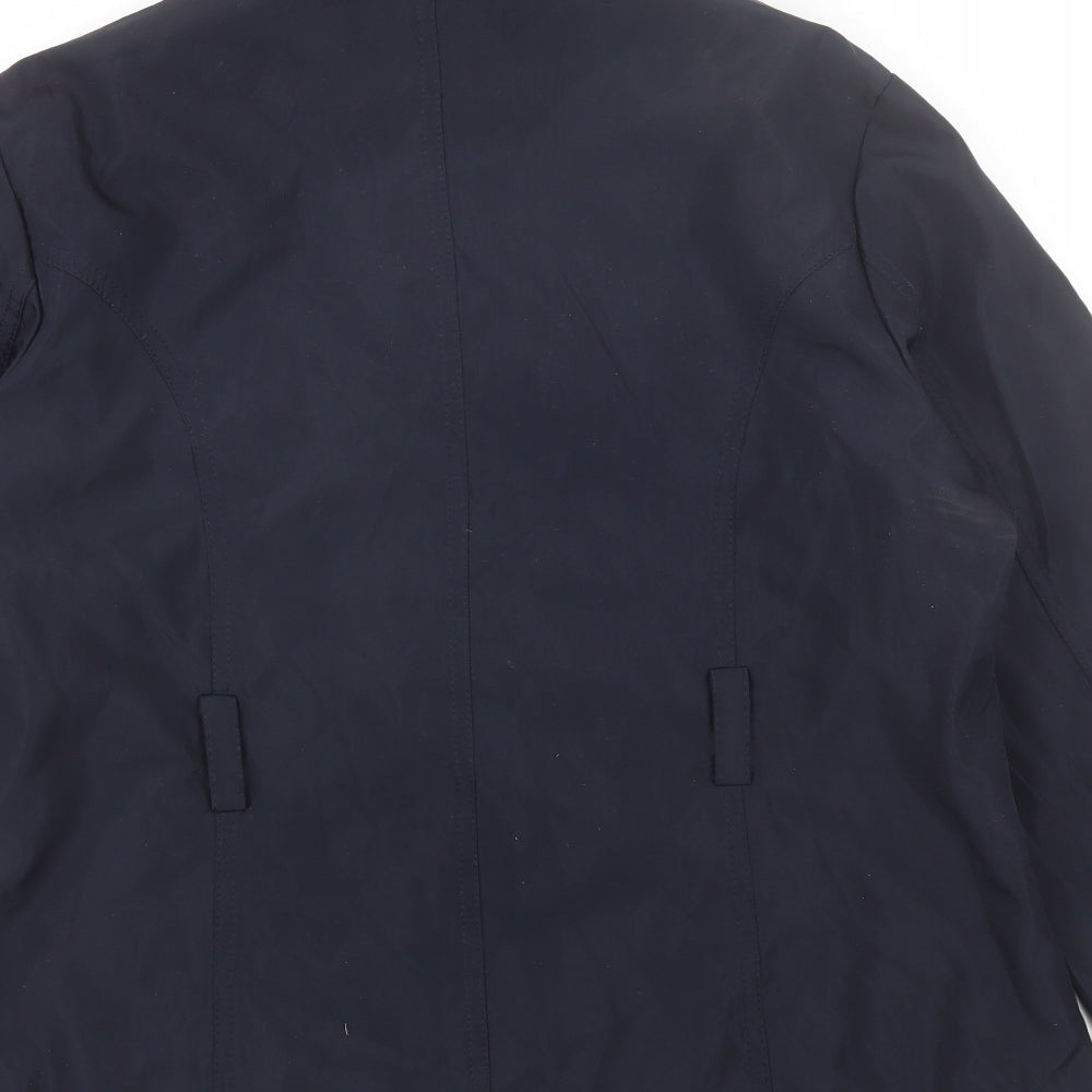 Mistwan Womens Blue   Windbreaker Jacket Size XL