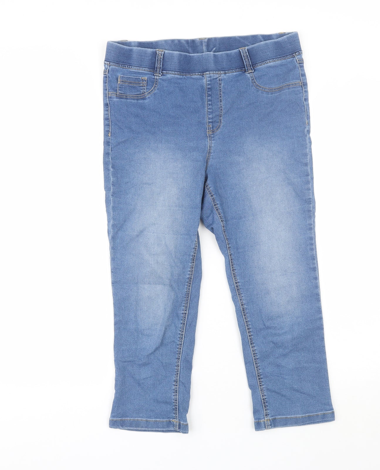 Womens UK Size 14 Preworn Regular Fit Jegging Blue Jeans