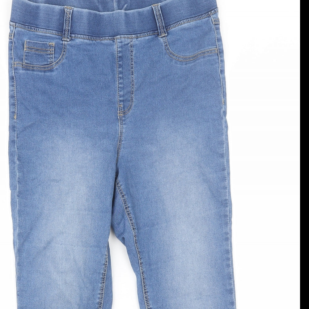 Womens UK Size 14 Preworn Regular Fit Jegging Blue Jeans