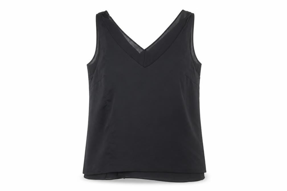 Womens UK Size 8 H&M Black Basic Blouse