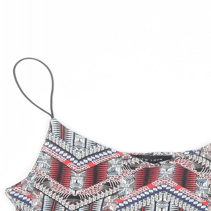 Womens UK Size 8 New Look Blue Camisole Tank