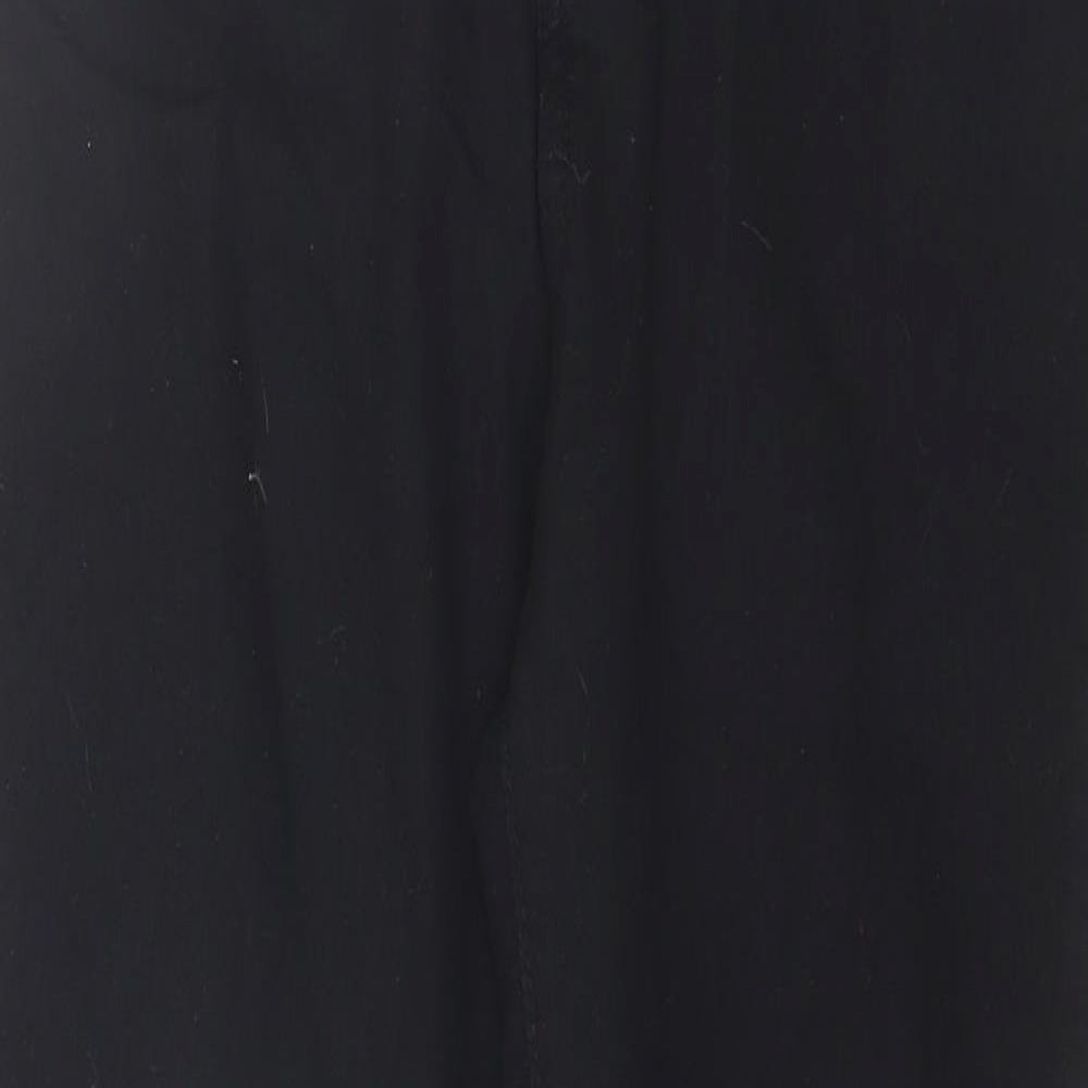 PRETTYLITTLETHING Womens Black  Cotton Skinny Jeans Size 12 L25 in Regular