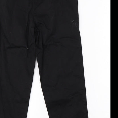 Womens UK Size 10 M&S Regular Fit Dress Pants Black Trousers