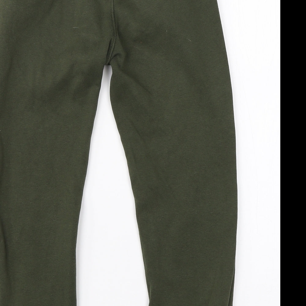 Boys Boys Green  Cotton Sweatpants Trousers Size 9 Months  Regular