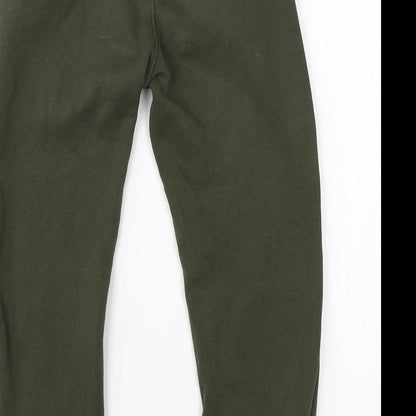 Boys Boys Green  Cotton Sweatpants Trousers Size 9 Months  Regular