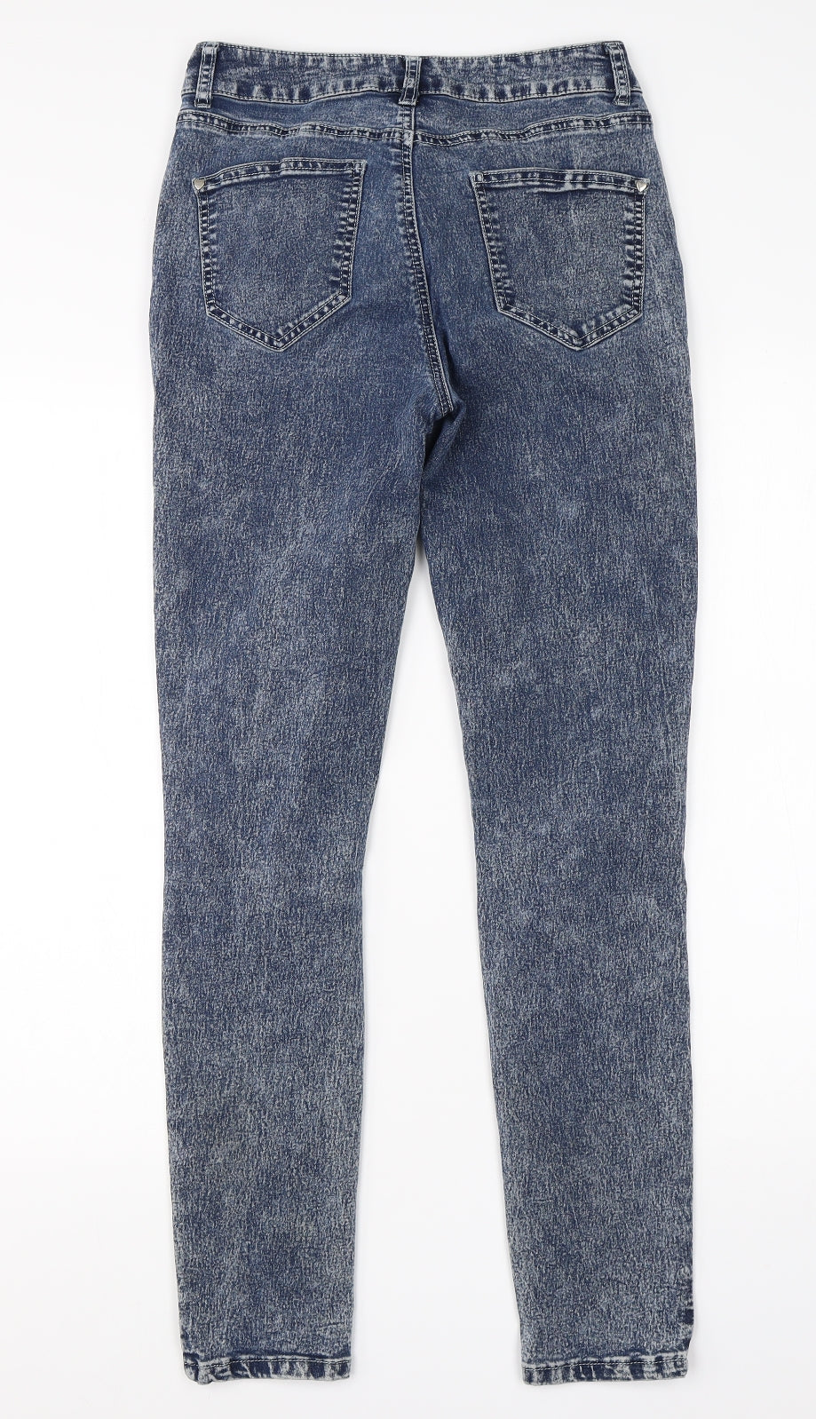 Kylie Girls Blue  Cotton Skinny Jeans Size 13 Years  Regular