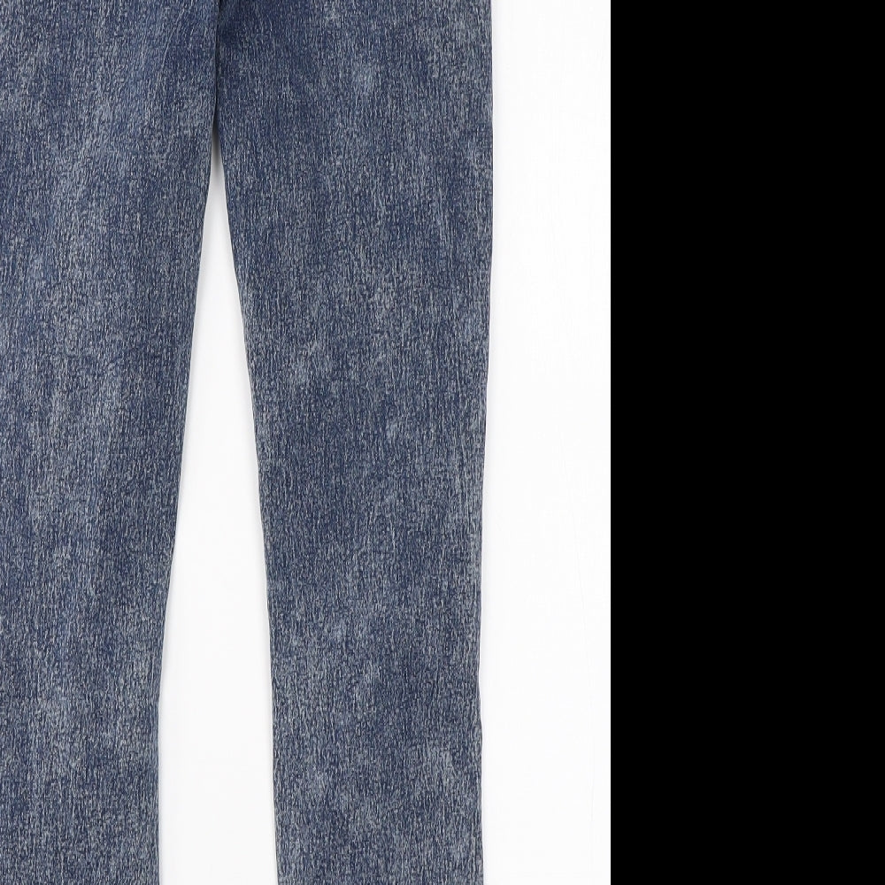 Kylie Girls Blue  Cotton Skinny Jeans Size 13 Years  Regular