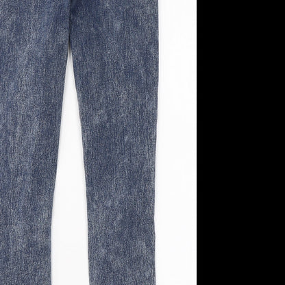 Kylie Girls Blue  Cotton Skinny Jeans Size 13 Years  Regular