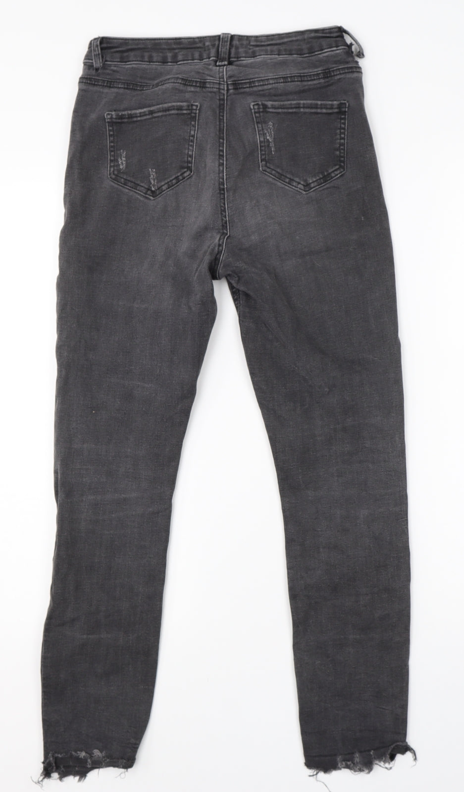 Denim Co Womens Black  Cotton Skinny Jeans Size 10 L24 in Regular