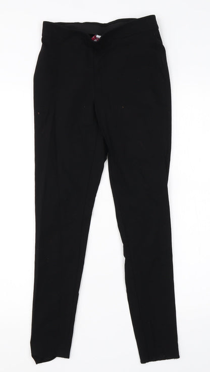 Womens UK Size 8 Dorothy Perkins Regular Fit Dress Pants Black Trousers