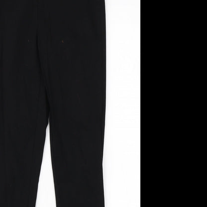 Womens UK Size 8 Dorothy Perkins Regular Fit Dress Pants Black Trousers