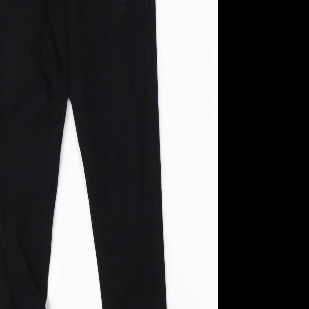 Womens UK Size 8 Dorothy Perkins Regular Fit Dress Pants Black Trousers
