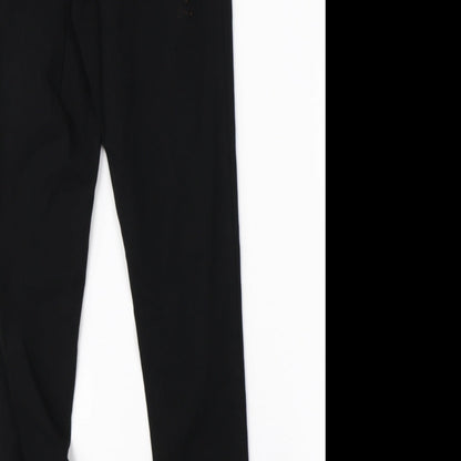 Womens UK Size 8 Dorothy Perkins Regular Fit Dress Pants Black Trousers