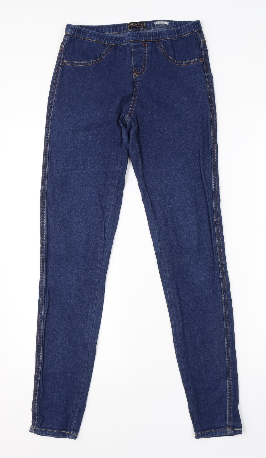 Womens UK Size 10 Preworn Regular Fit Jegging Blue Jeans