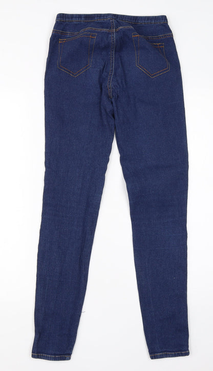 Womens UK Size 10 Preworn Regular Fit Jegging Blue Jeans