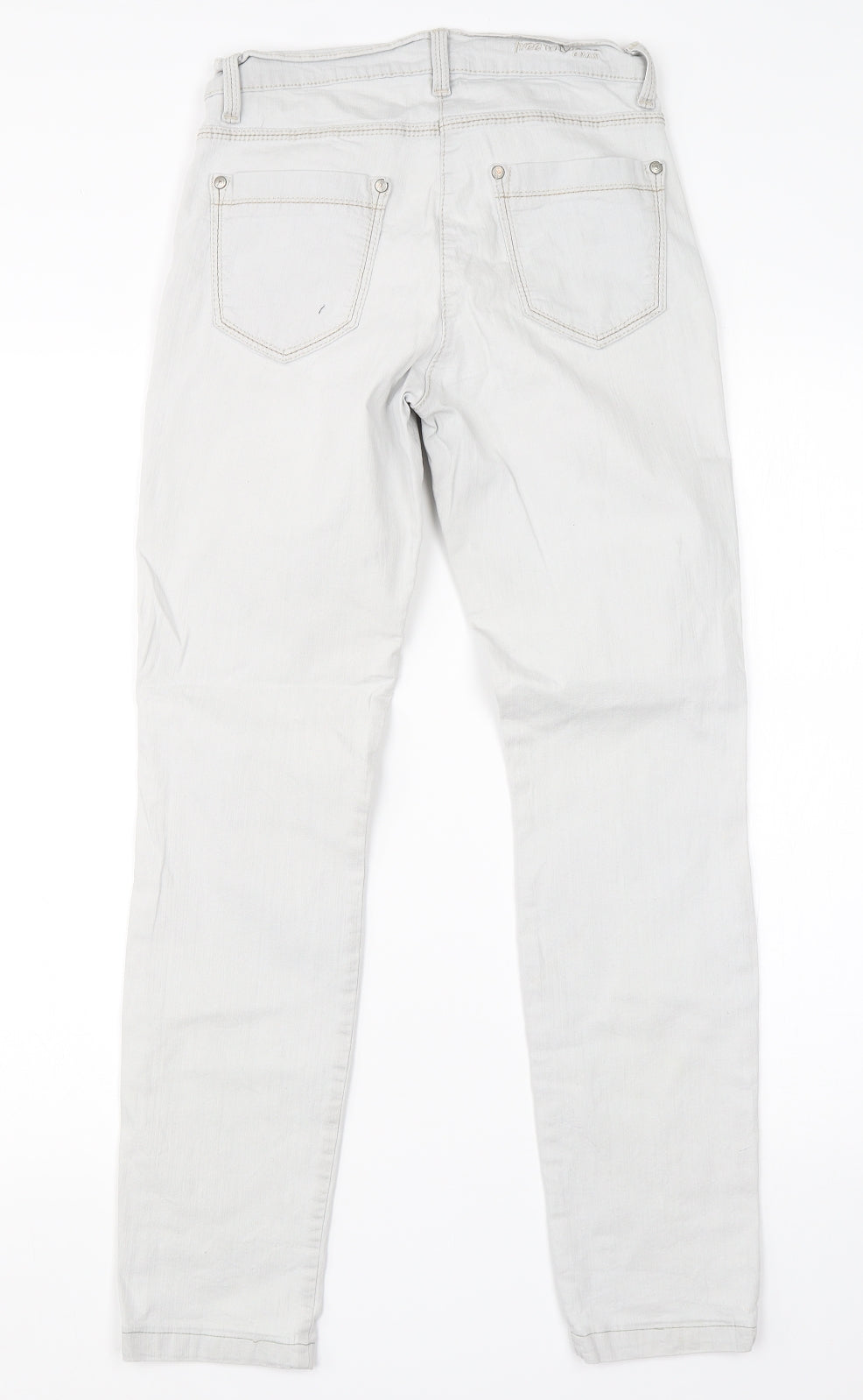 Free to Move Womens Grey  Cotton Straight Jeans Size 26 in L26 in Regular