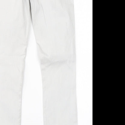 Free to Move Womens Grey  Cotton Straight Jeans Size 26 in L26 in Regular
