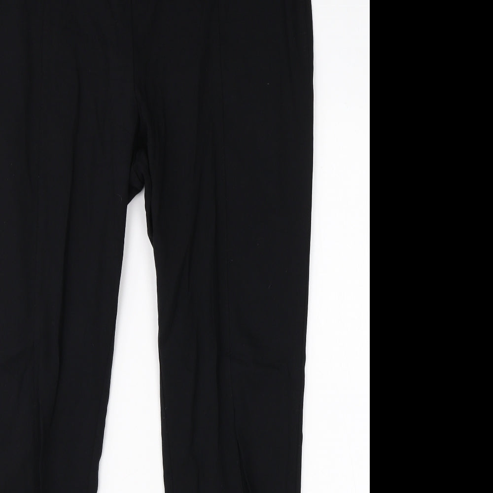 Womens UK Size 18 Atmosphere Regular Fit Dress Pants Black Trousers