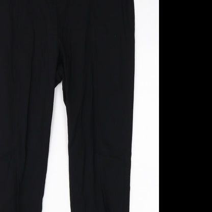 Womens UK Size 18 Atmosphere Regular Fit Dress Pants Black Trousers