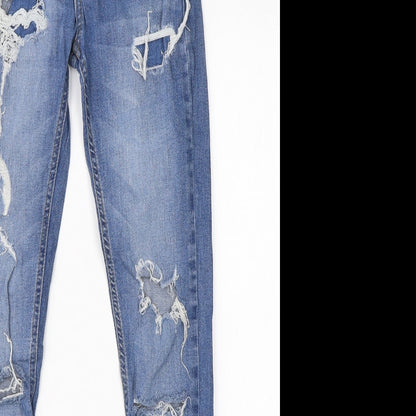 Denim Co Womens Blue  Cotton Skinny Jeans Size 4 L27 in Regular