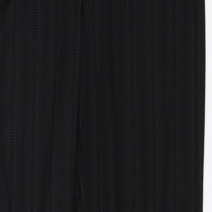 Womens UK Size 12 NEXT Regular Fit Dress Pants Black Trousers