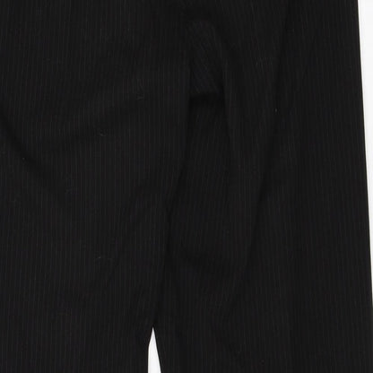 Womens UK Size 34 in BHS Regular Fit Dress Pants Black Trousers