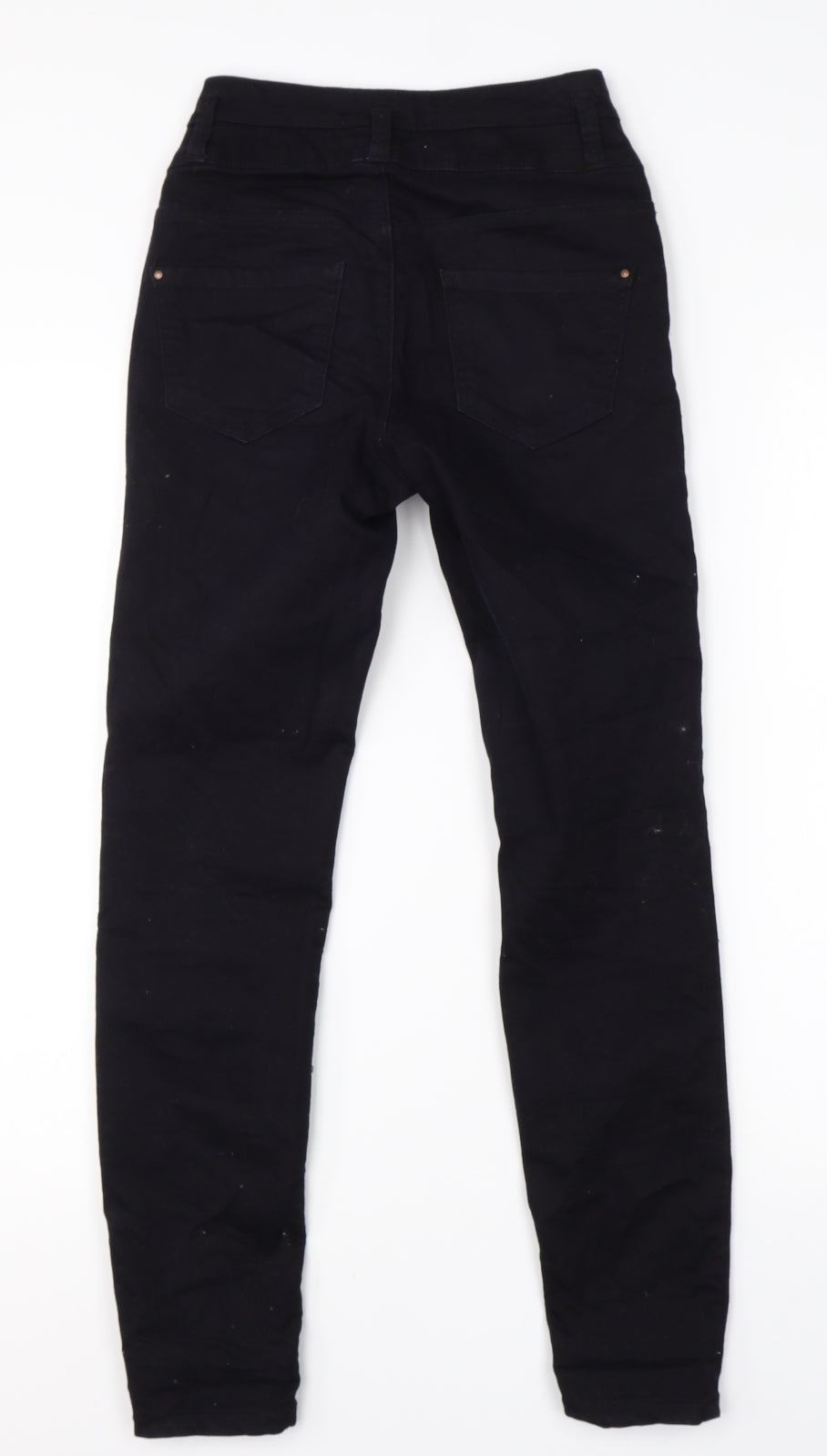 New Look Womens Black  Cotton Skinny Jeans Size 4 L26 in Regular