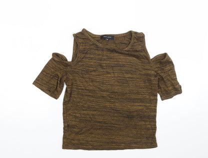 Womens UK Size 10 New Look Brown Pullover Jumper