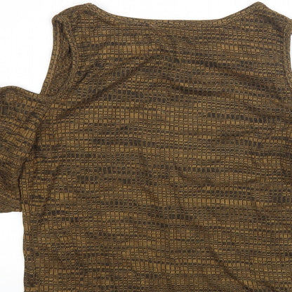 Womens UK Size 10 New Look Brown Pullover Jumper