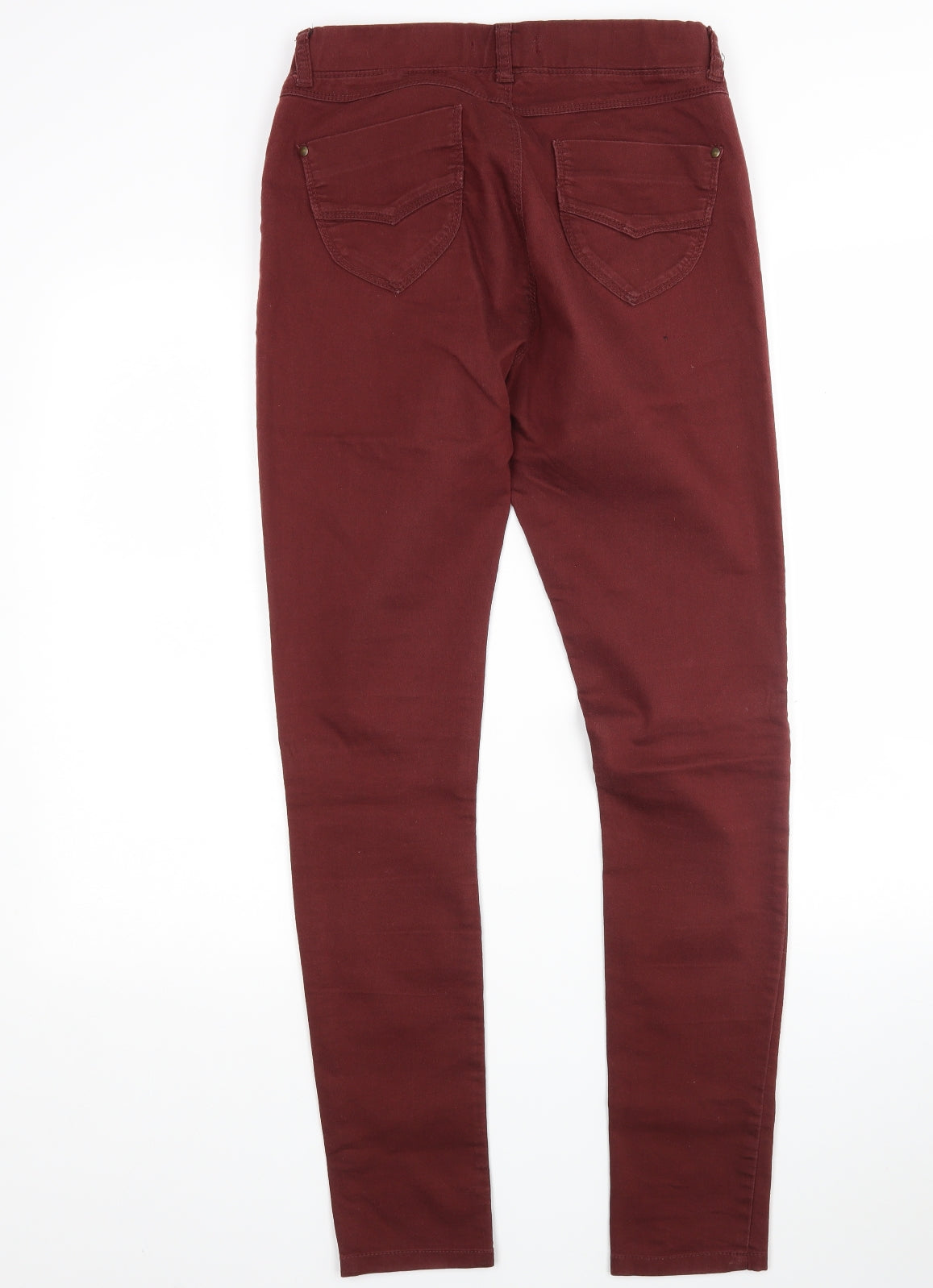 Dorothy Perkins Womens Red  Cotton Jegging Jeans Size 10 L31 in Regular