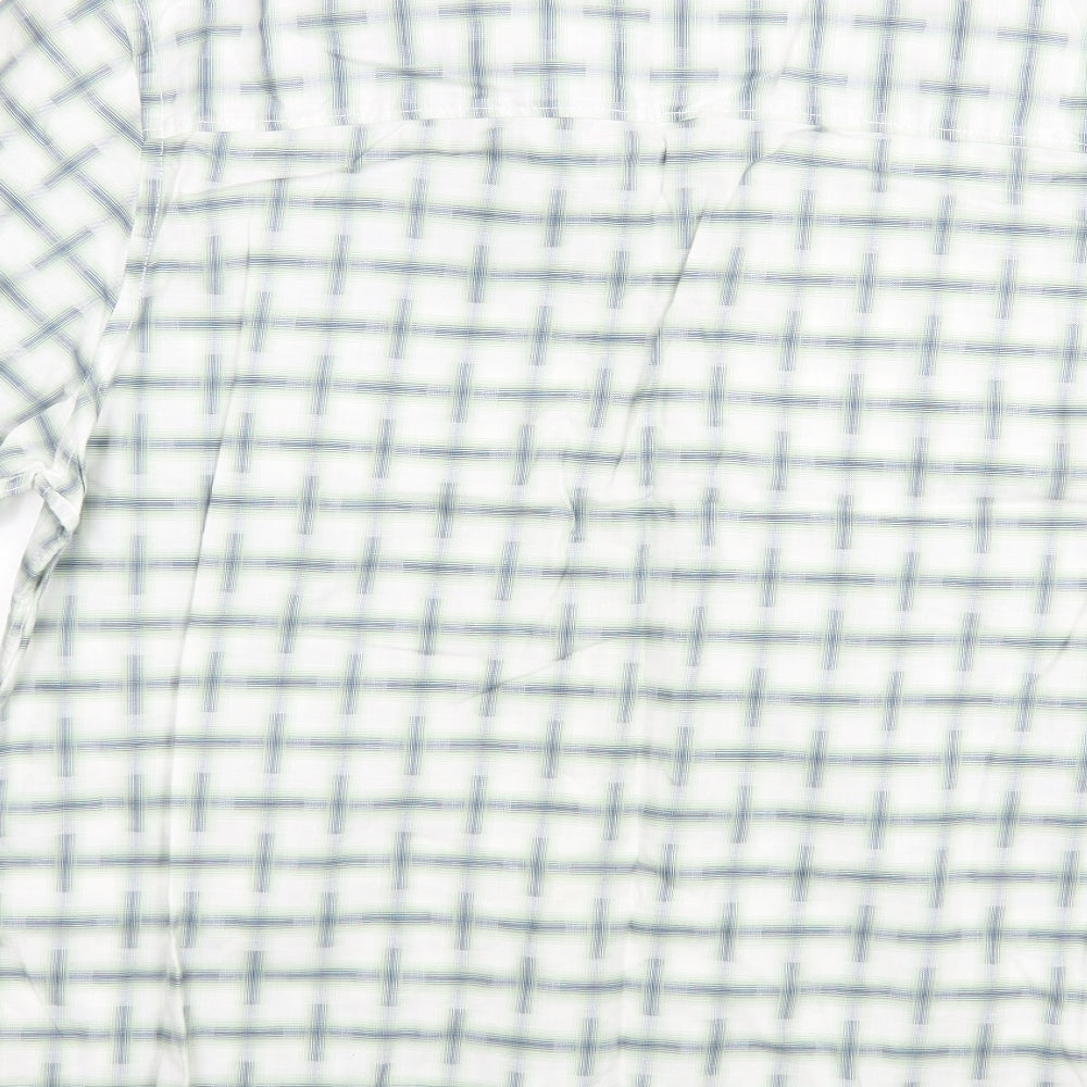 Sandstone Mens Multicoloured Check Cotton  Button-Up Size XL Collared